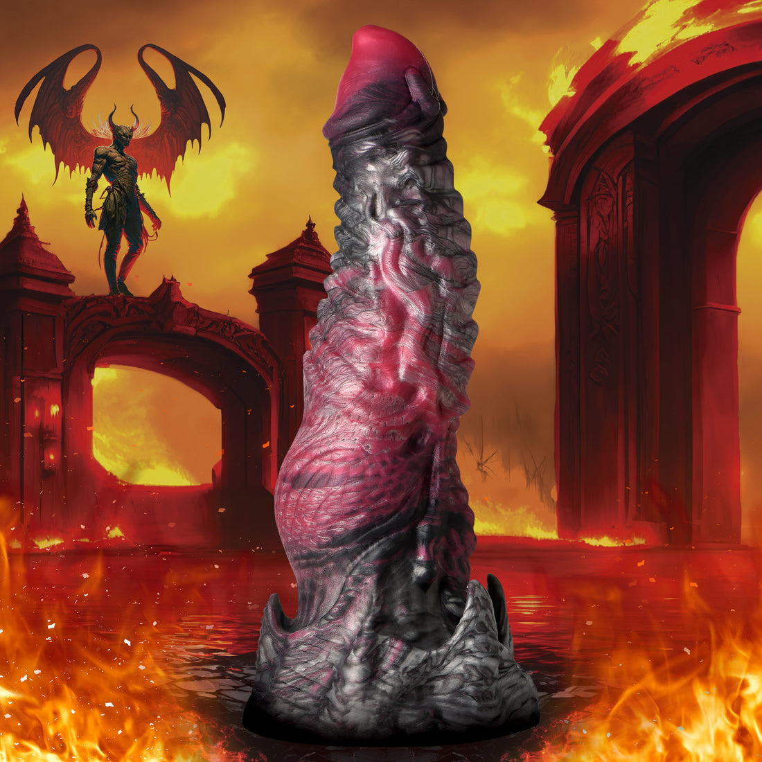 Hades Silicone Dildo - Large