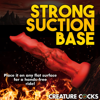 Fire Hound Silicone Dildo - Medium