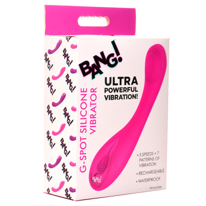 G-Spot Silicone Vibrator - Pink