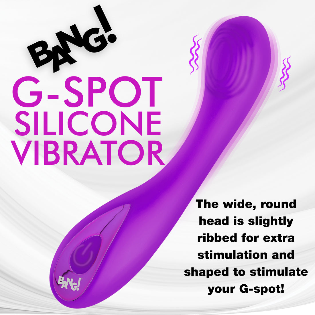 G-Spot Silicone Vibrator - Purple