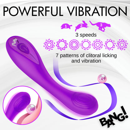 G-Spot Silicone Vibrator - Purple