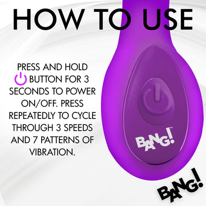 G-Spot Silicone Vibrator - Purple