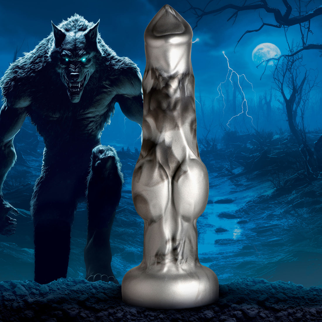 Night Prowler Silicone Dildo - Medium