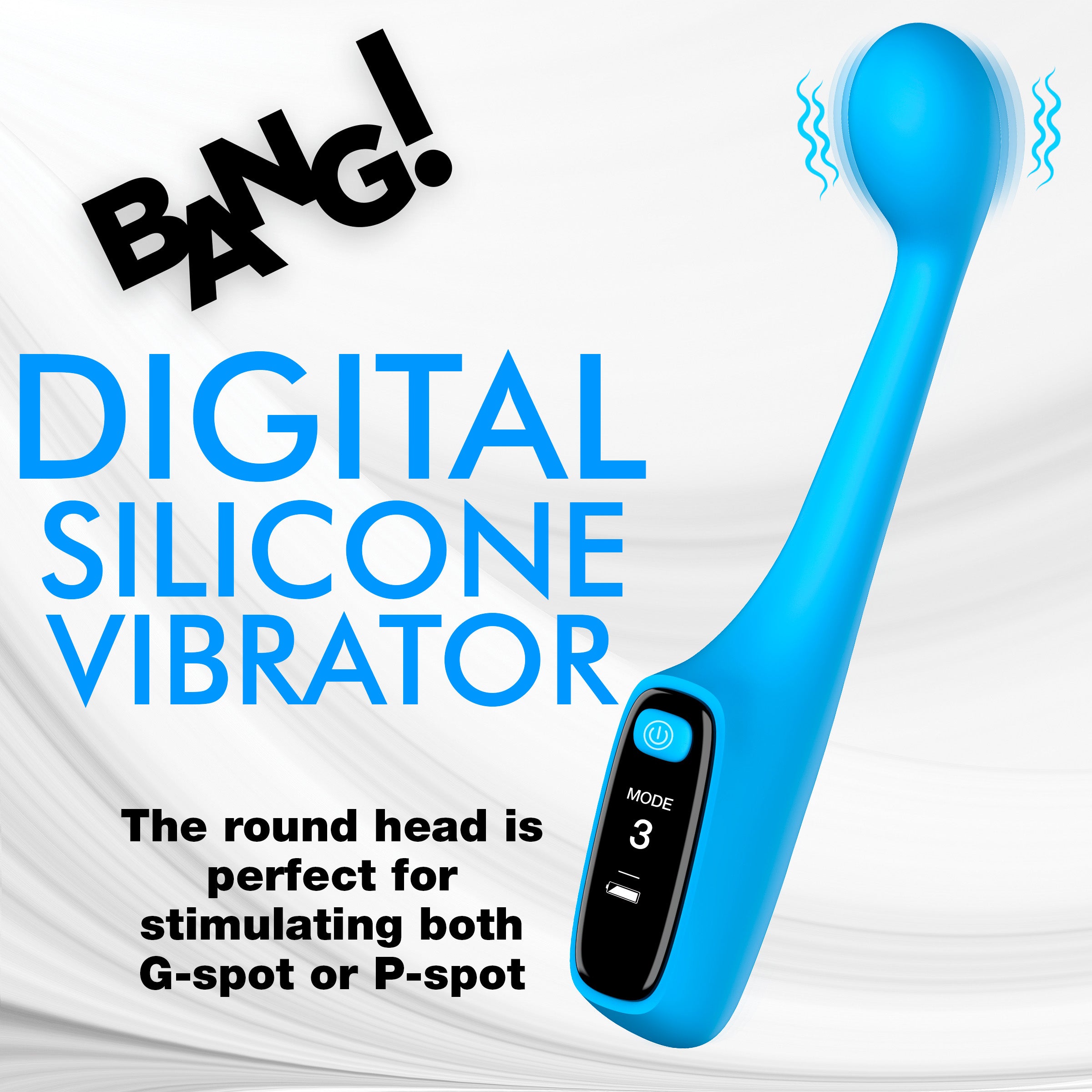 Silicone G-spot Vibrator with Digital Display