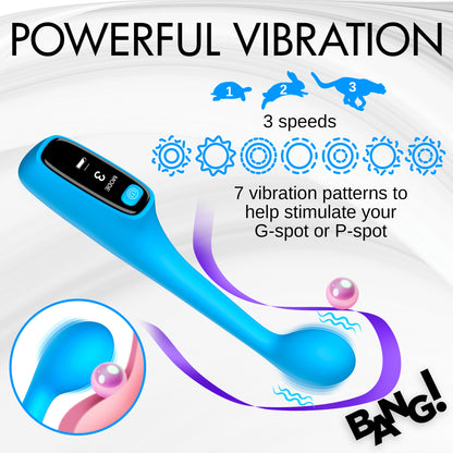 Silicone G-spot Vibrator with Digital Display