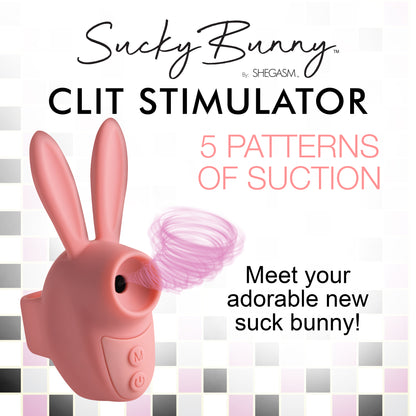 Sucky Bunny Clit Stimulator - Pink