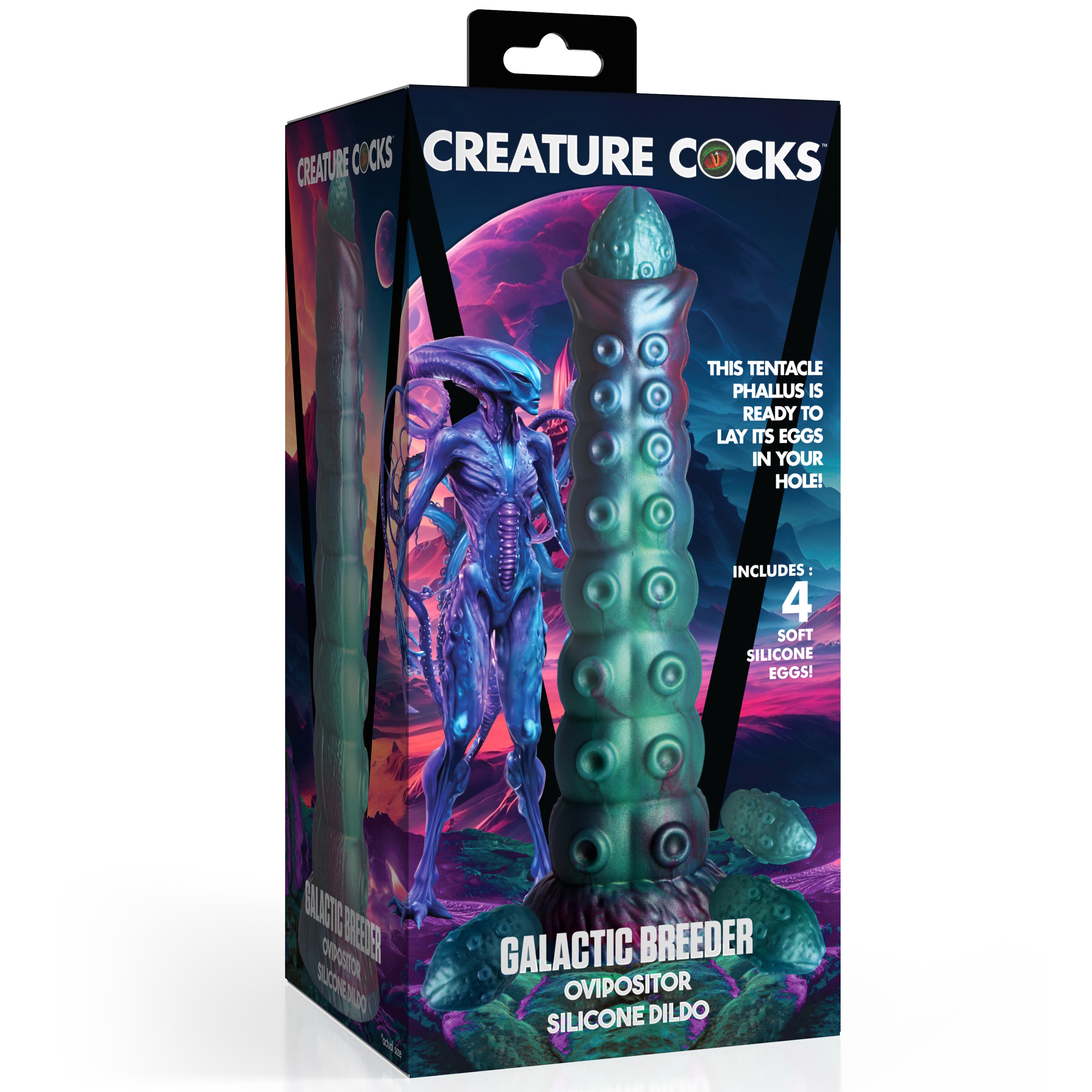 Galactic Breeder Ovipositor Silicone Dildo