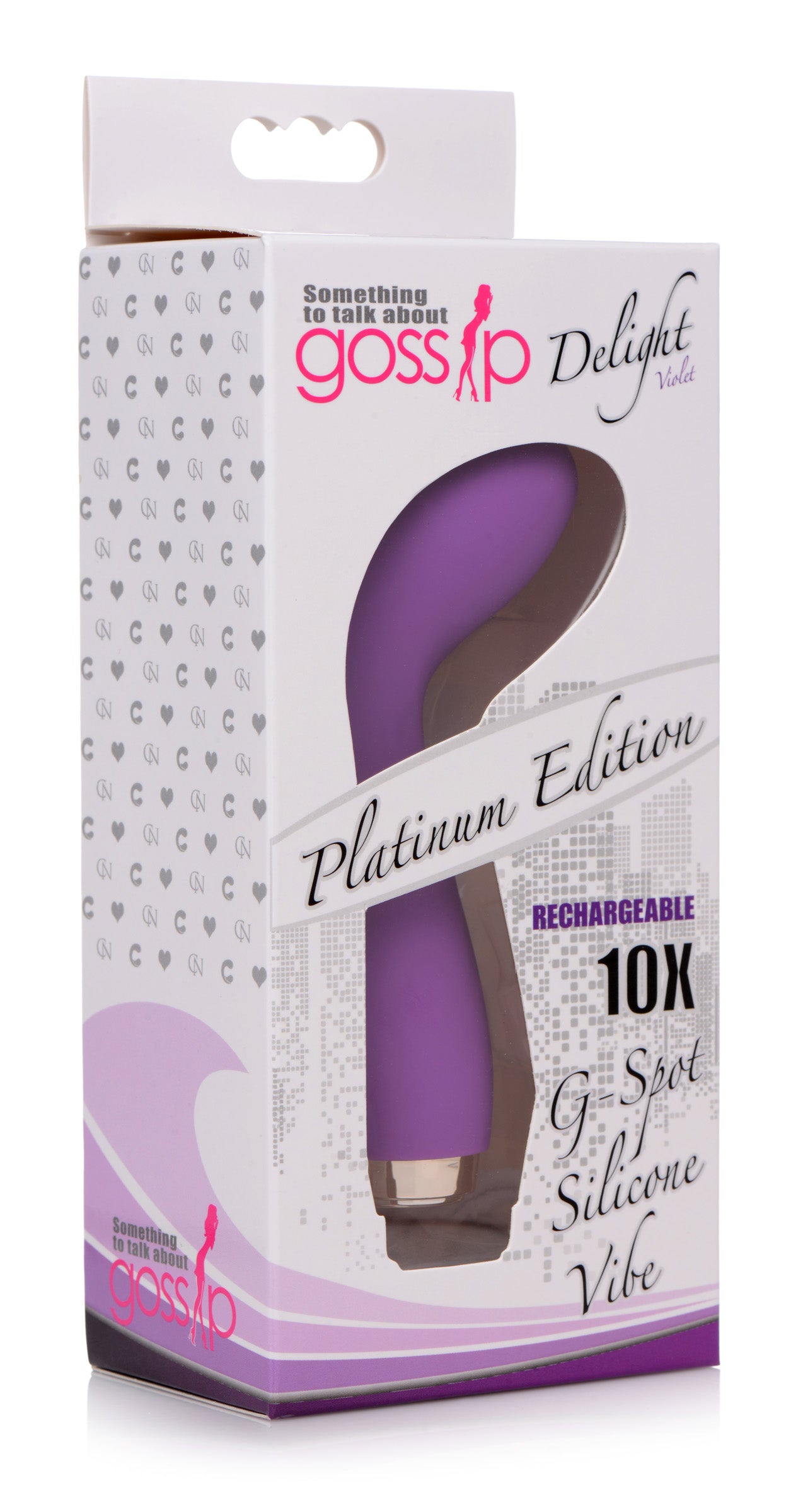 10X Delight G-Spot Silicone Vibrator - Purple