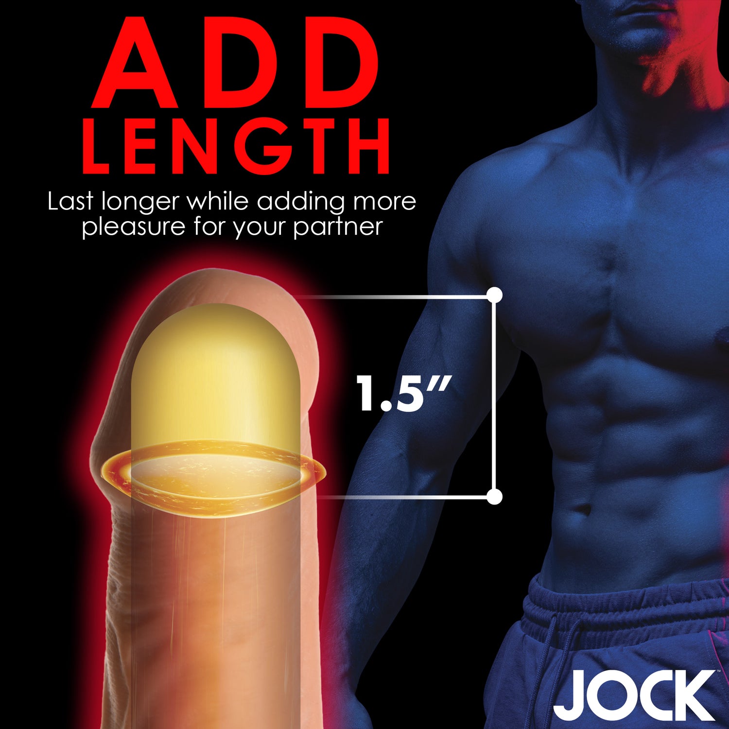 Extra Long 1.5 Inch Penis Extension - Medium