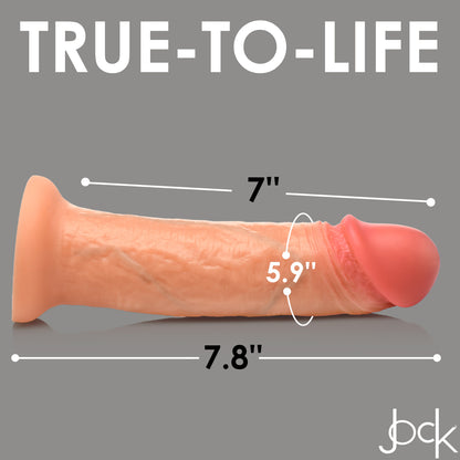 Real Skin Silicone Dildo - 8 Inch