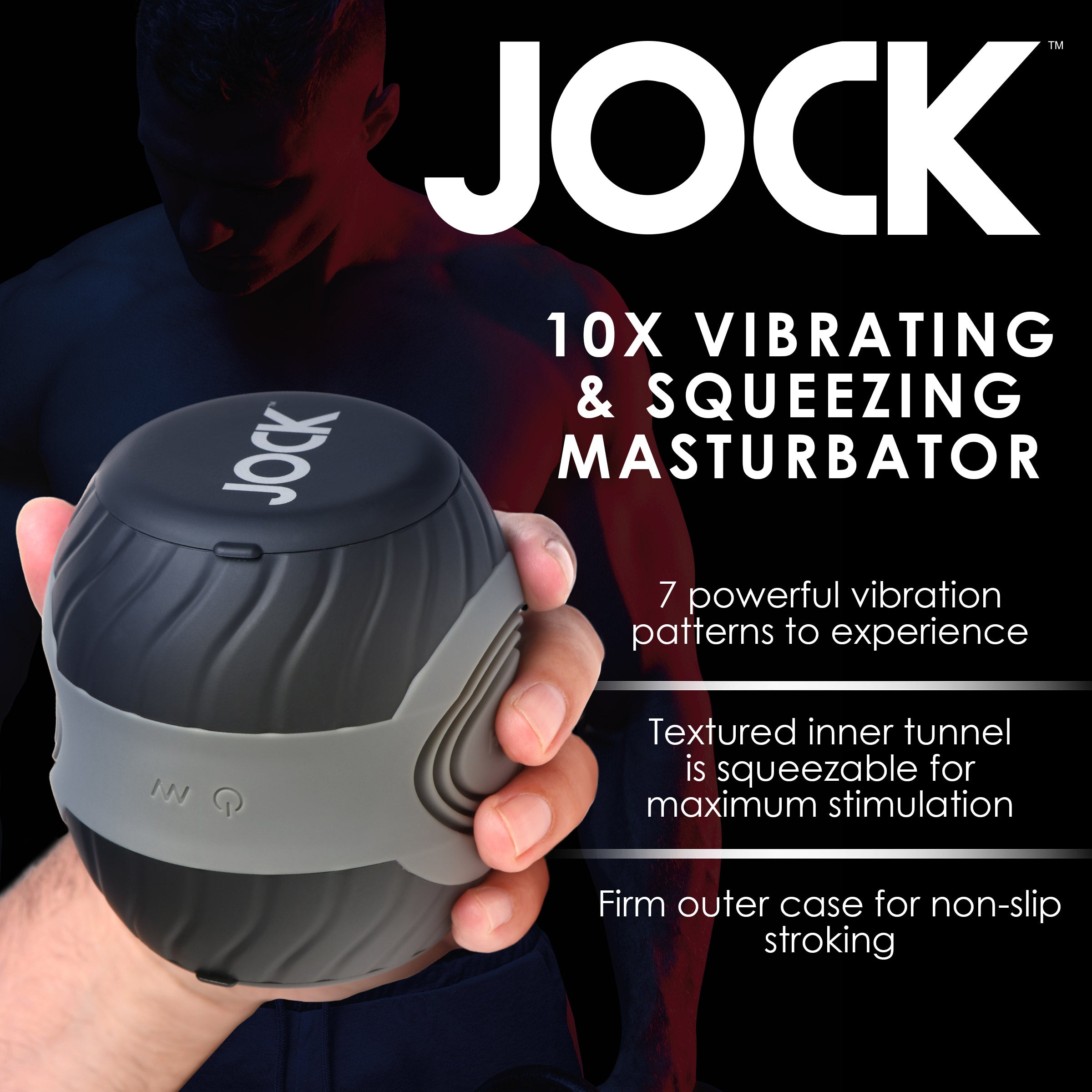 10X Vibrating &amp; Squeezing Masturbator