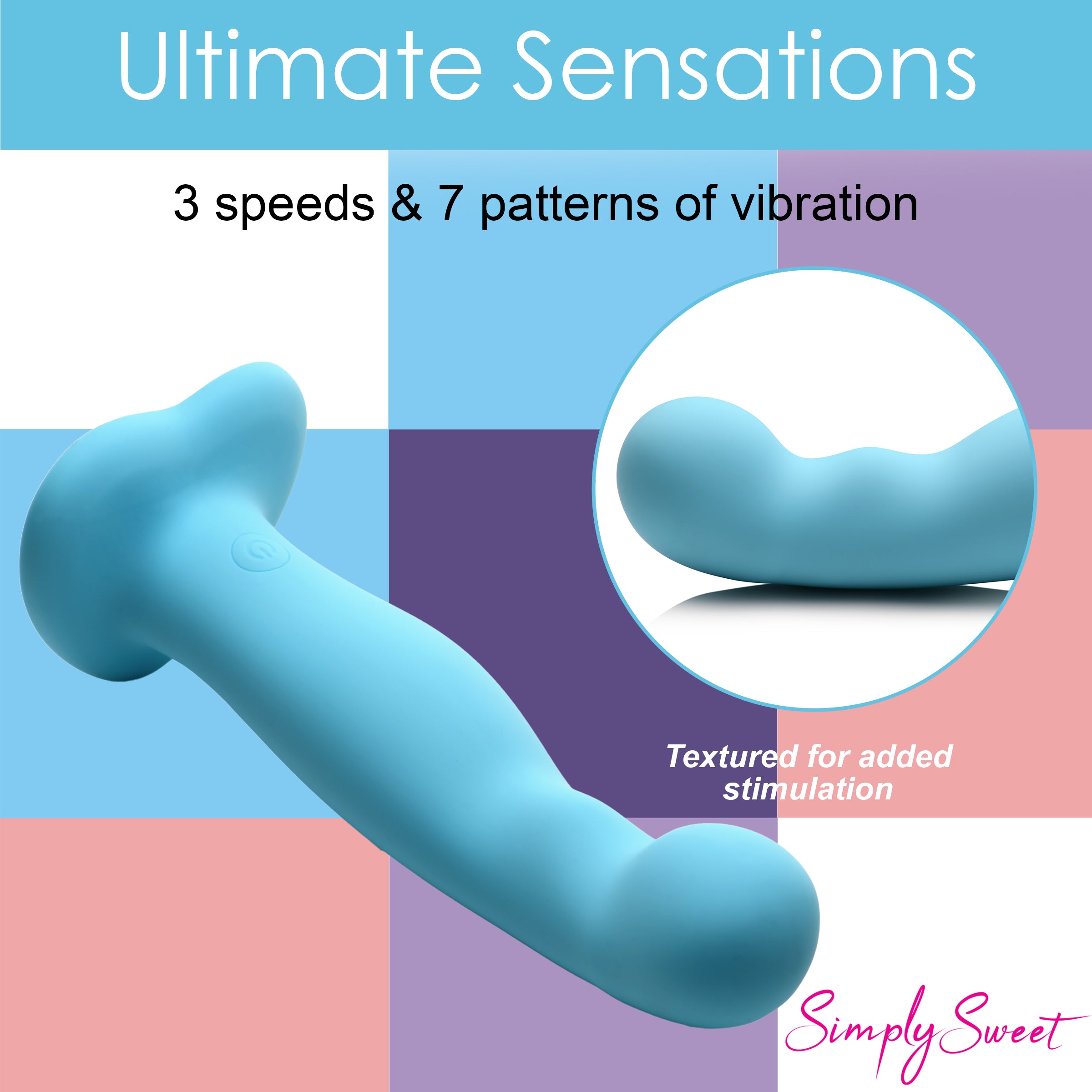 21X Vibrating Thick Silicone Dildo