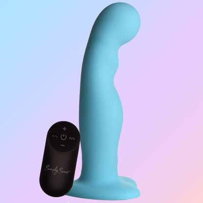 21X Vibrating Thick Silicone Dildo