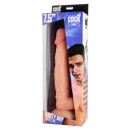 Raging Cockstars Nasty Boy Nick 7.5 Inch Realistic Dildo