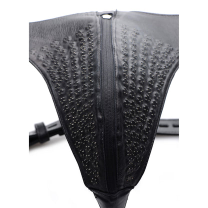 Spiked Leather Confinement Jockstrap