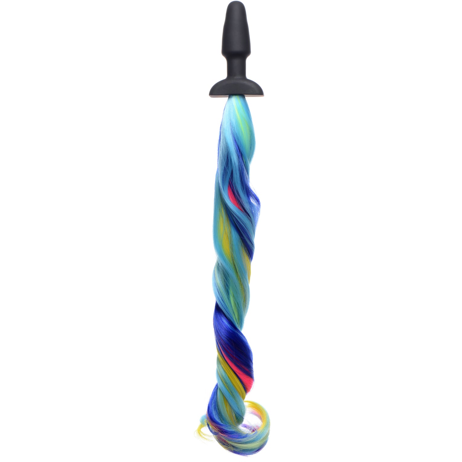 Rainbow Pony Tail Anal Plug