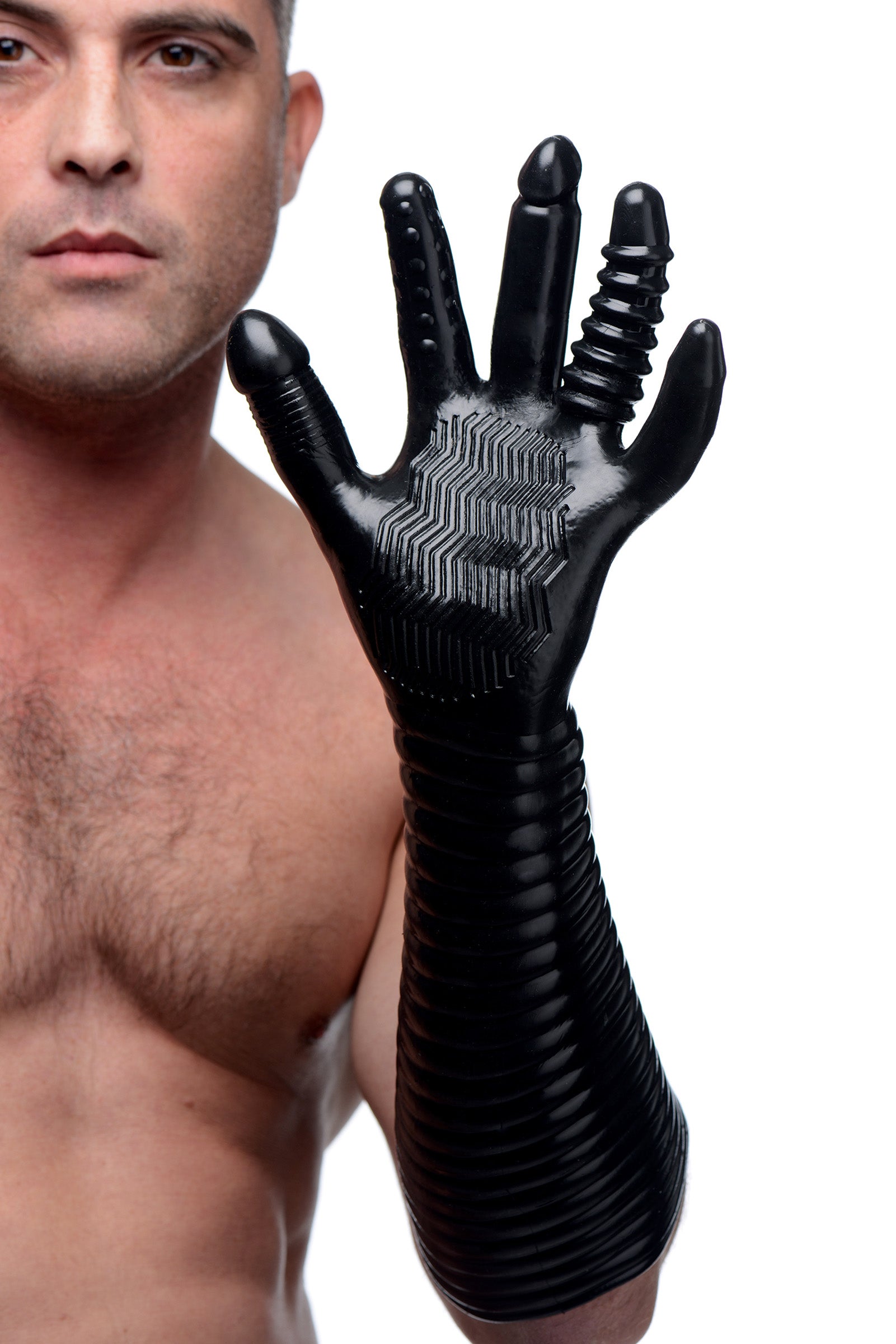 Pleasure Fister Textured Fisting Glove