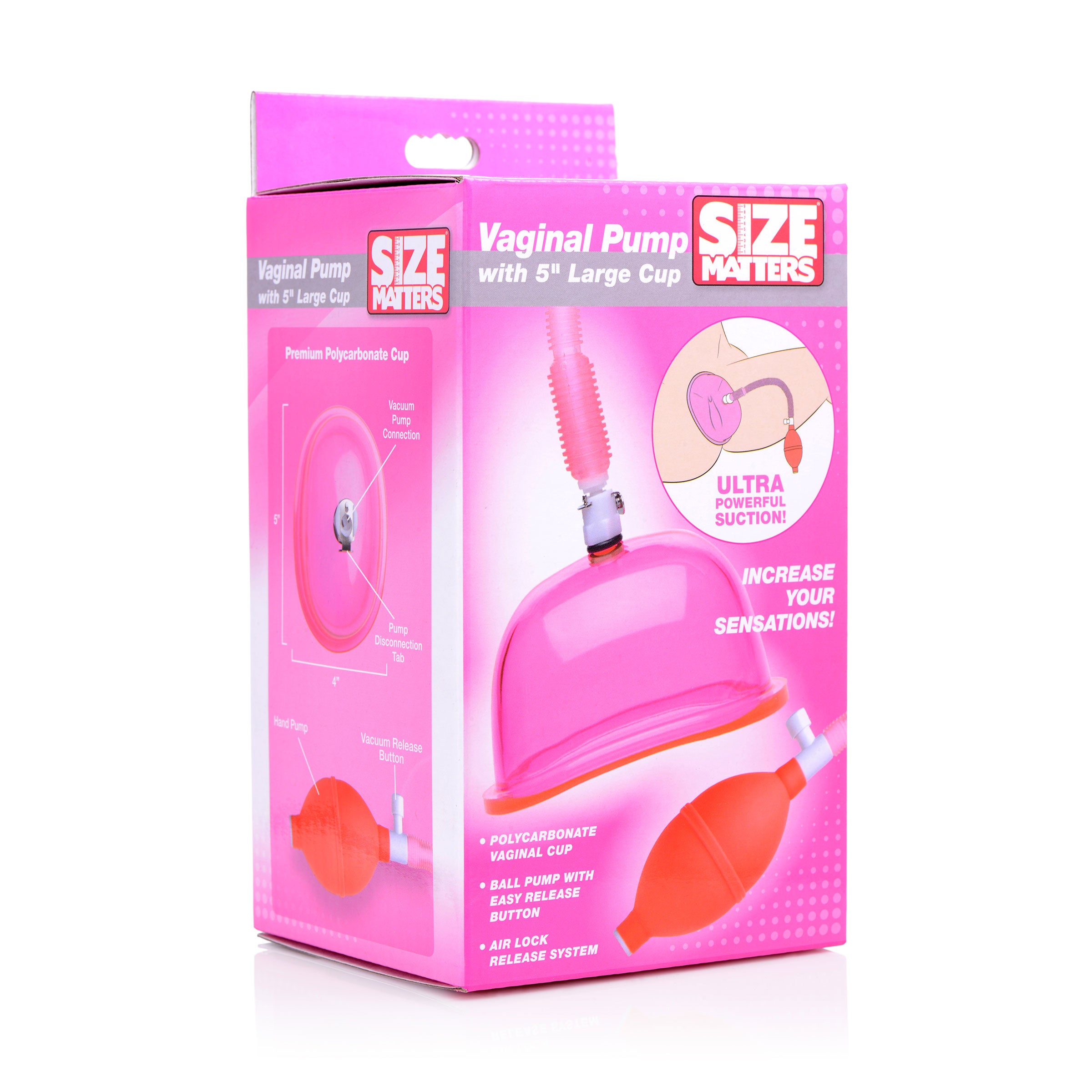 Vaginal Pump with 5 Inch Large Cup