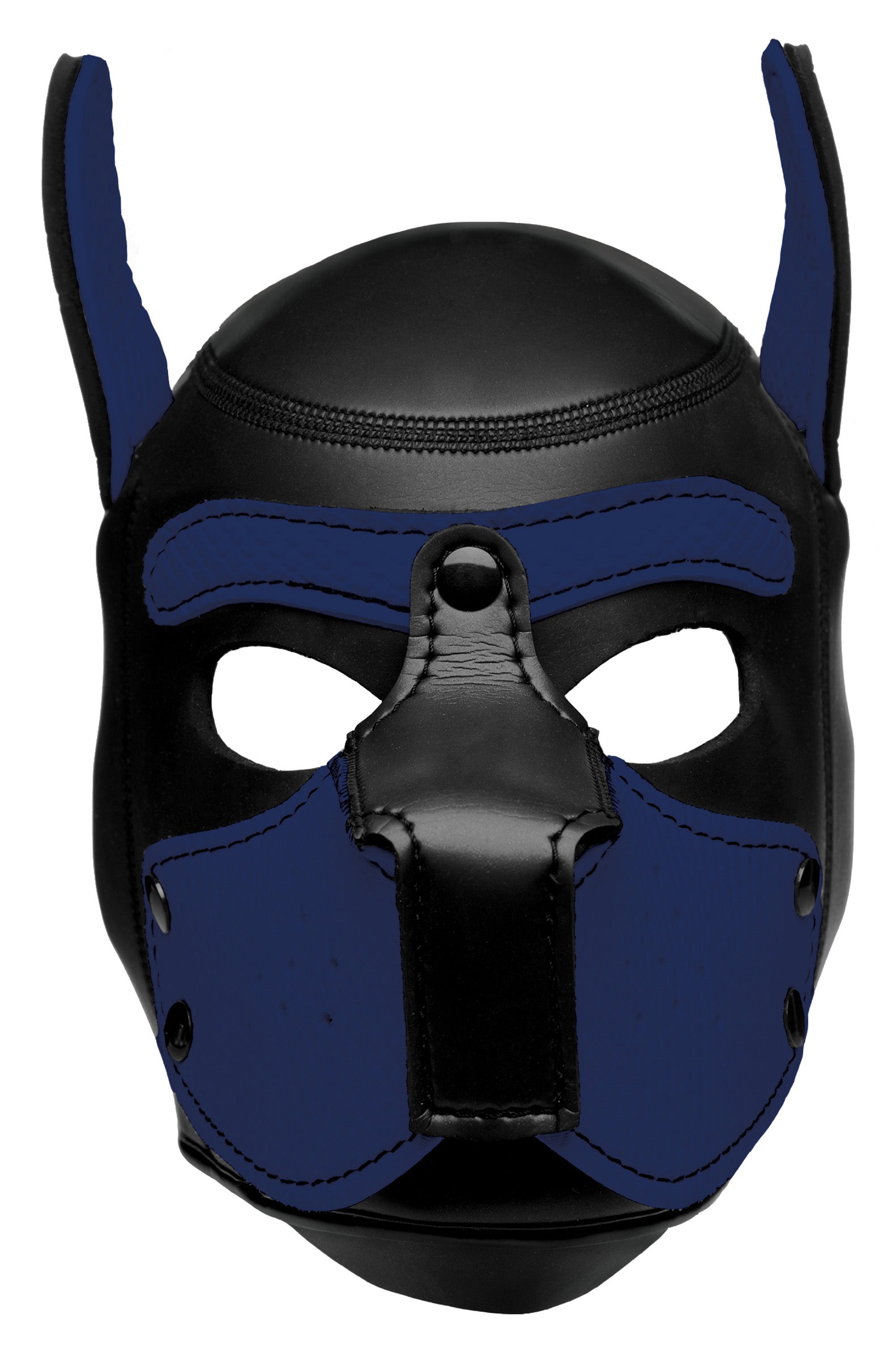 Spike Neoprene Puppy Hood - Blue