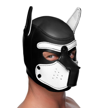 Spike Neoprene Puppy Hood - White