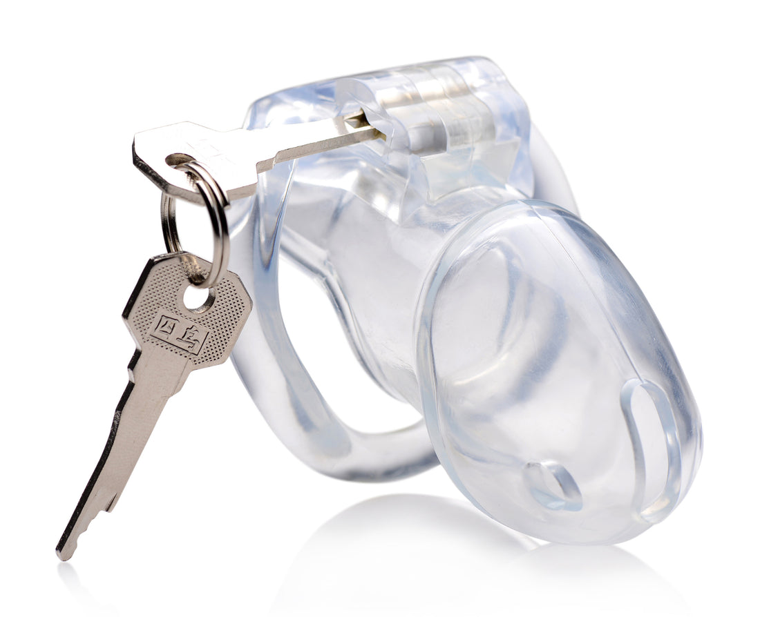 Clear Captor Chastity Cage - Medium