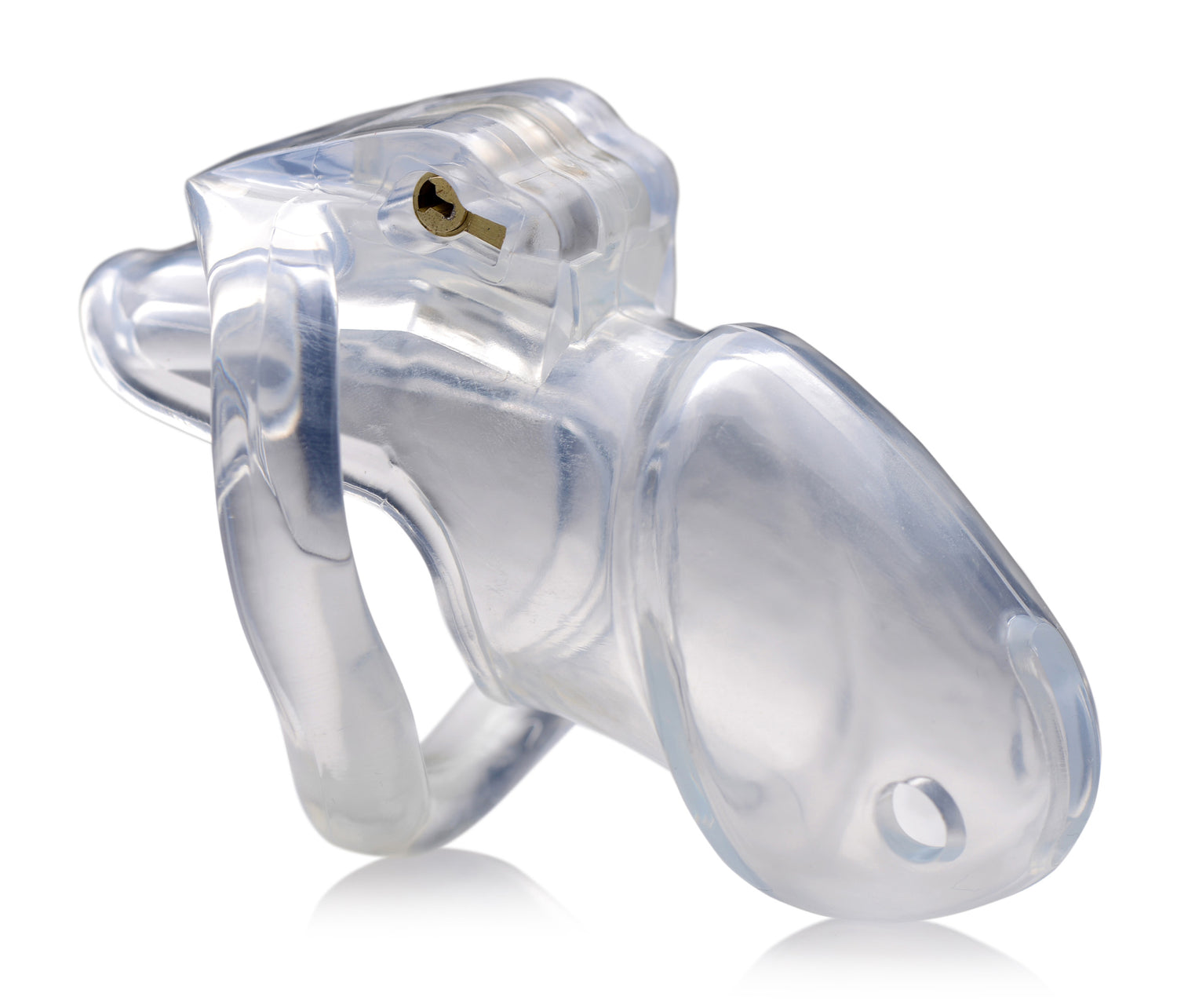 Clear Captor Chastity Cage - Medium