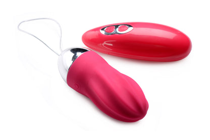 36X Swirled Vibrating Remote Control Egg