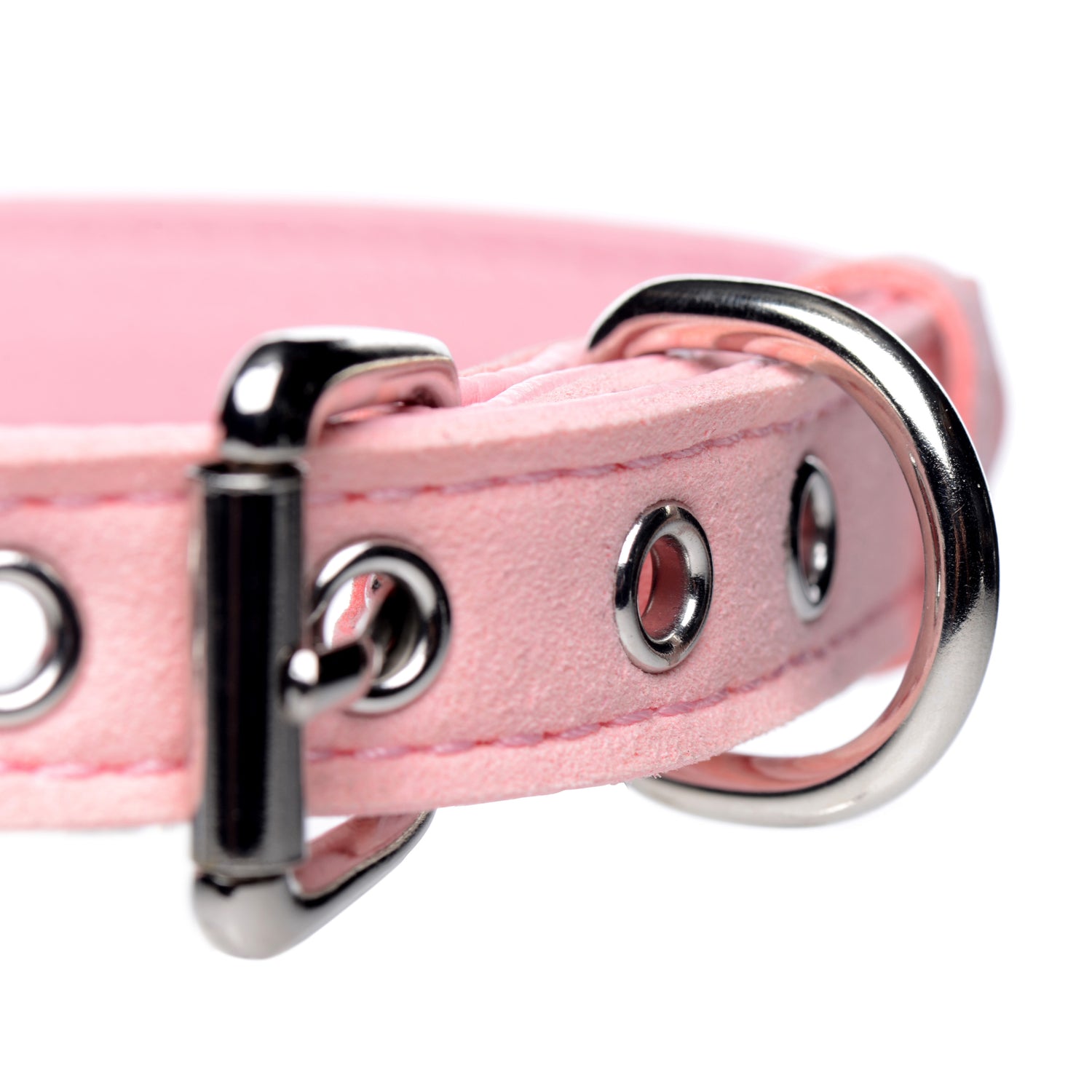 Sugar Kitty Cat Bell Collar - Pink/Silver