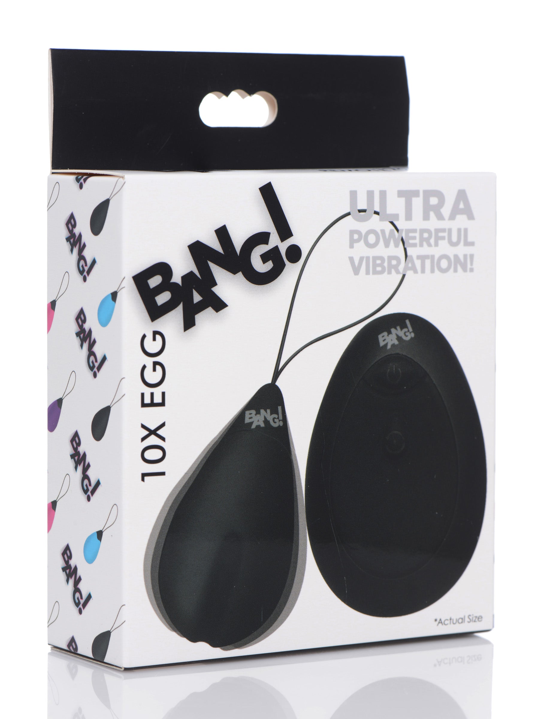 10X Silicone Vibrating Egg - Black