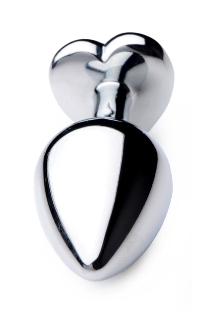 Black Heart Gem Anal Plug - Medium