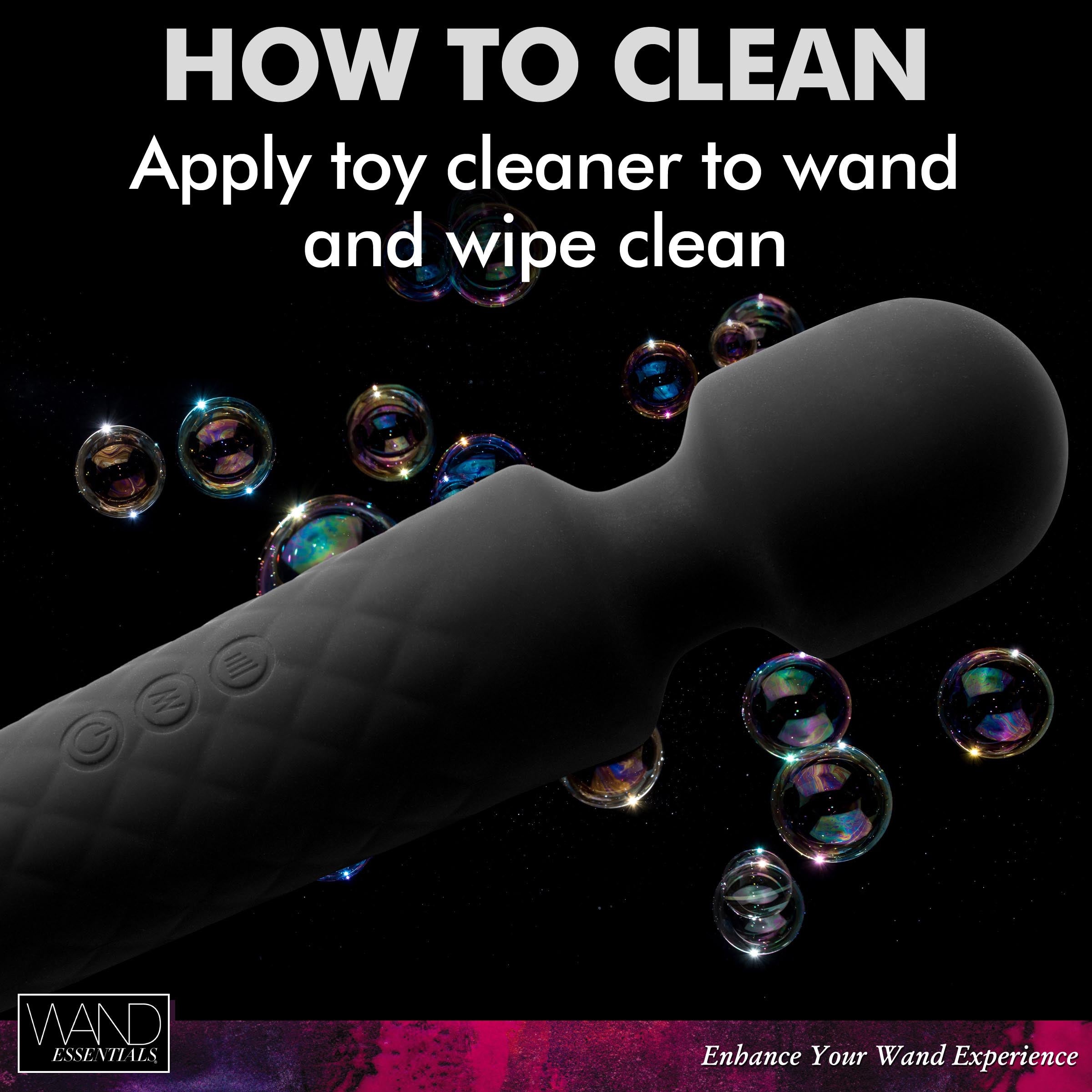 18X Luxury Silicone Travel Wand