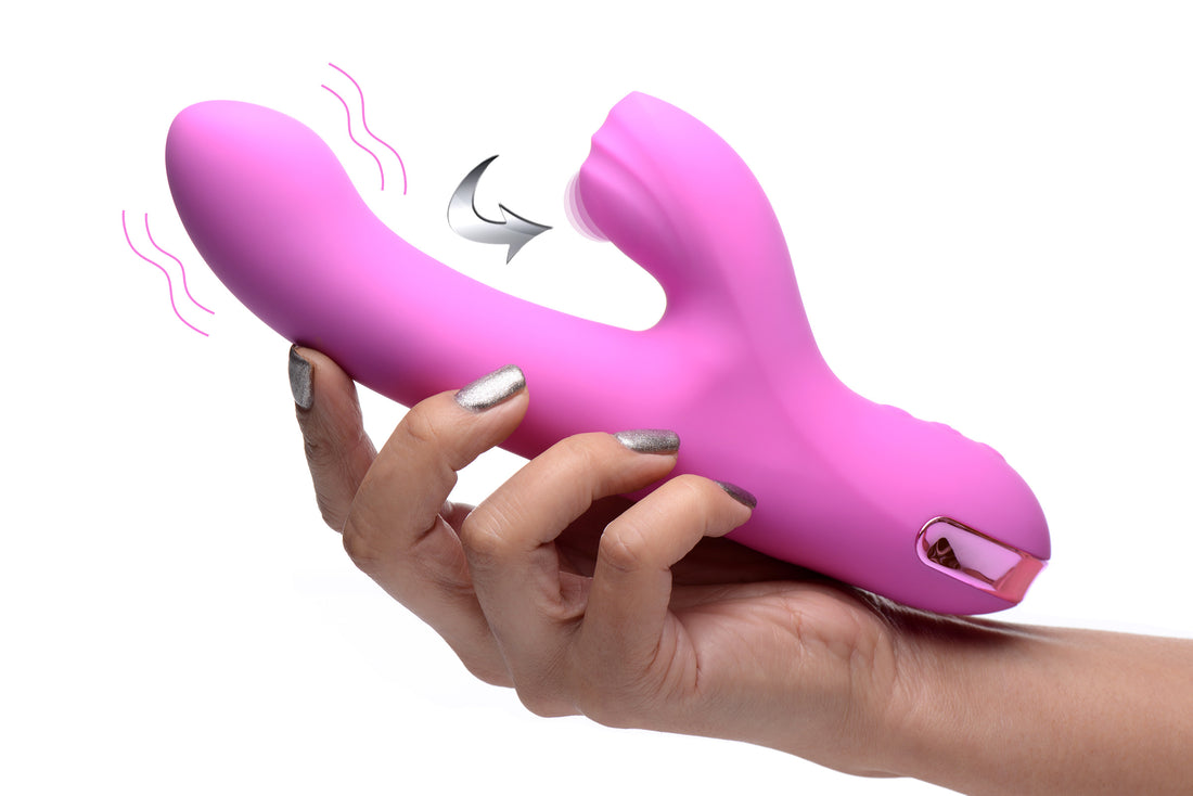 5 Star 13X Silicone Pulsing and Vibrating Rabbit - Pink