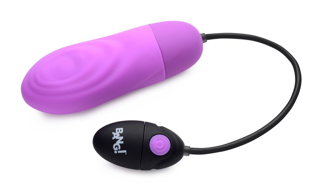 7X Pulsing Rechargeable Silicone Vibrator - Purple