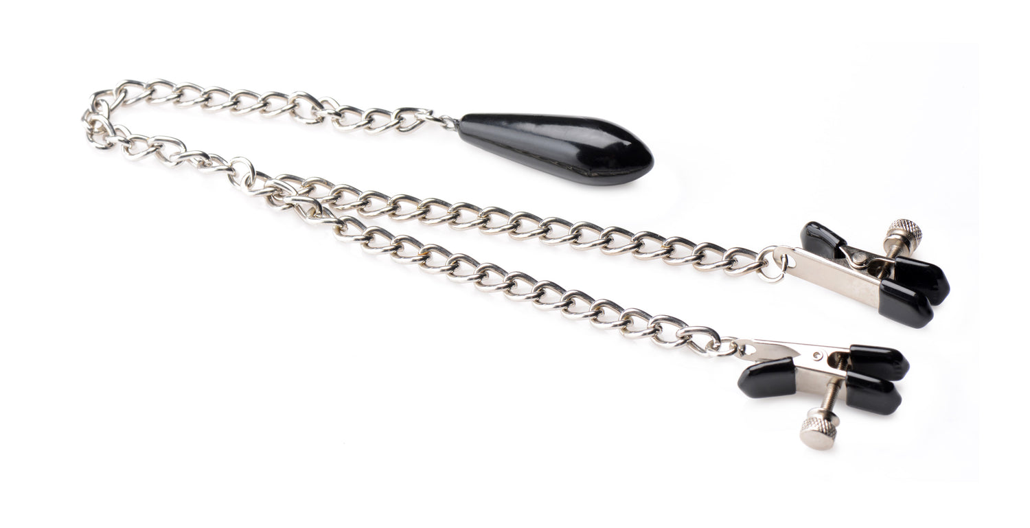 Titty Taunter Nipple Clamps with Weighted Bead