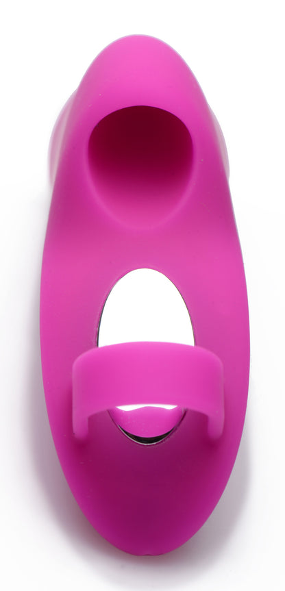 7X Finger Bang Her Pro Silicone Vibrator - Pink