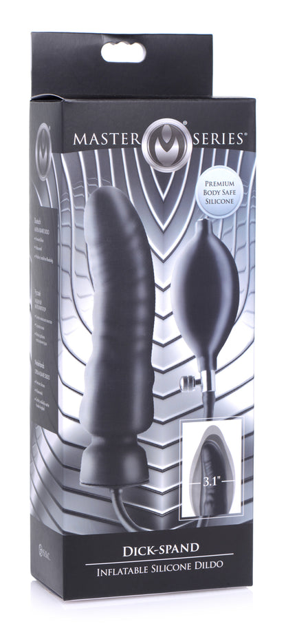 Dick-spand Inflatable Silicone Dildo