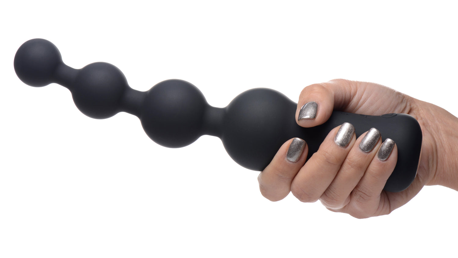 Deluxe Voodoo Beads 10X Silicone Anal Beads Vibrator