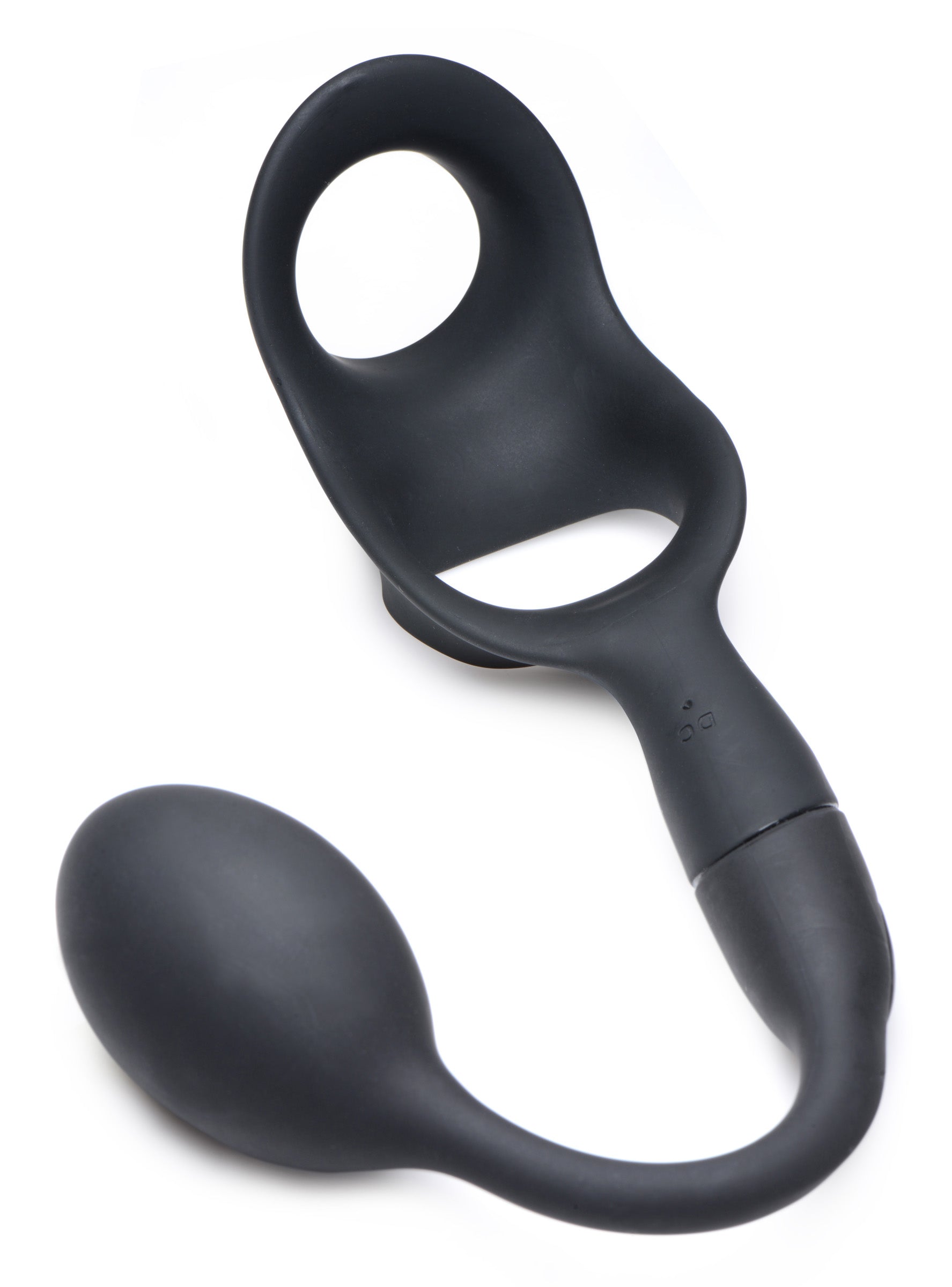 10X P-Bomb Silicone Cock and Ball Ring with Vibrating Anal Plug