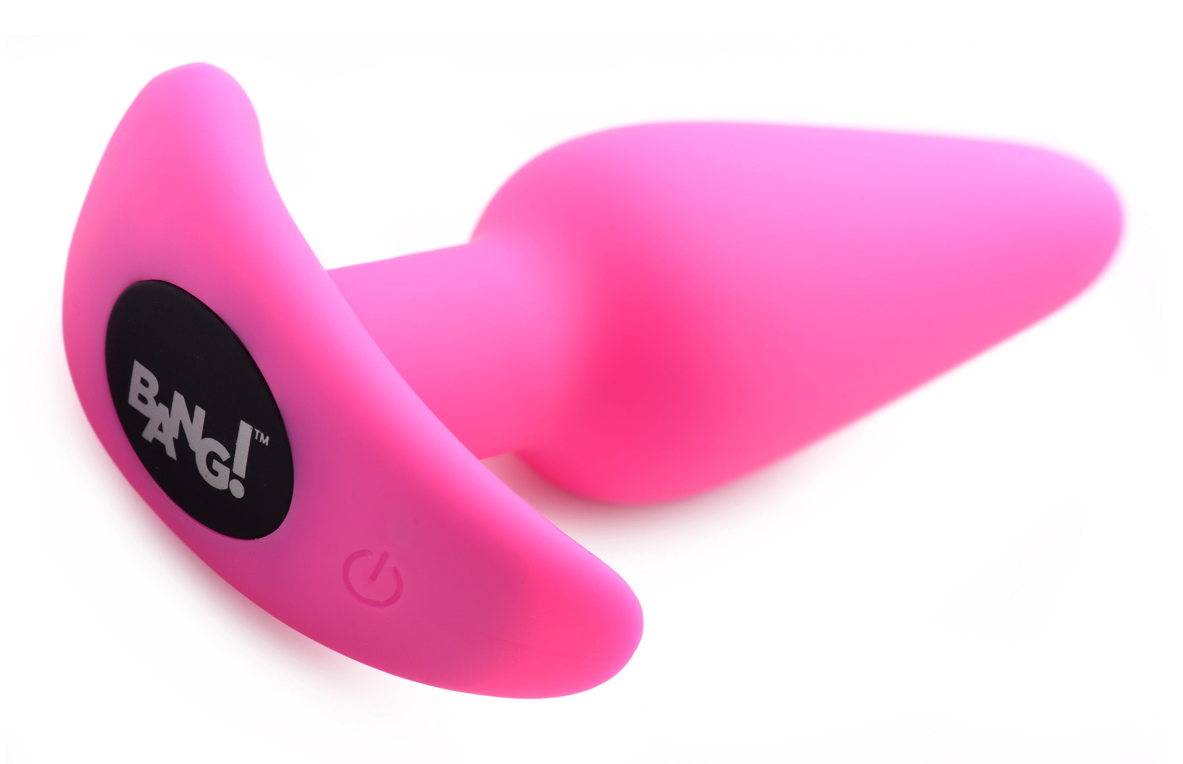 Remote Control 21X Vibrating Silicone Butt Plug - Pink