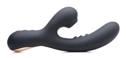 8X Silicone Suction Rabbit - Black