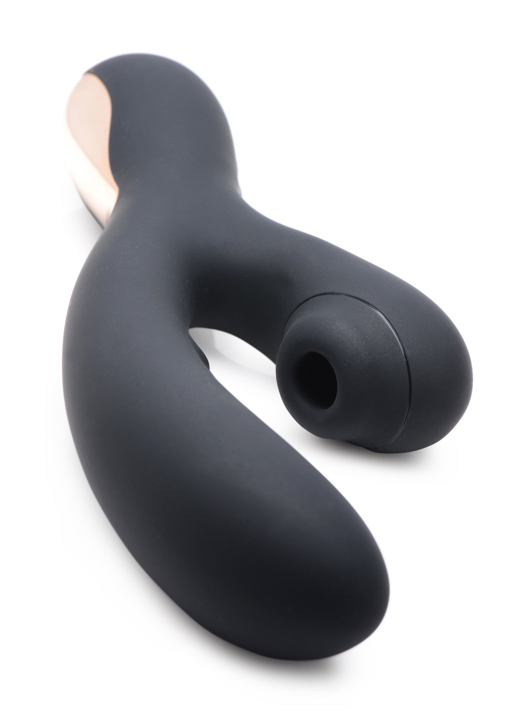 8X Silicone Suction Rabbit - Black