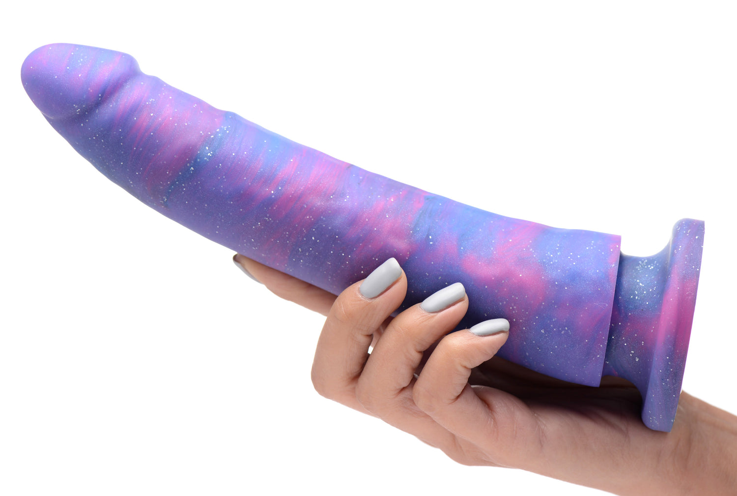 Magic Stick Glitter Silicone Dildo - 9.5 Inch