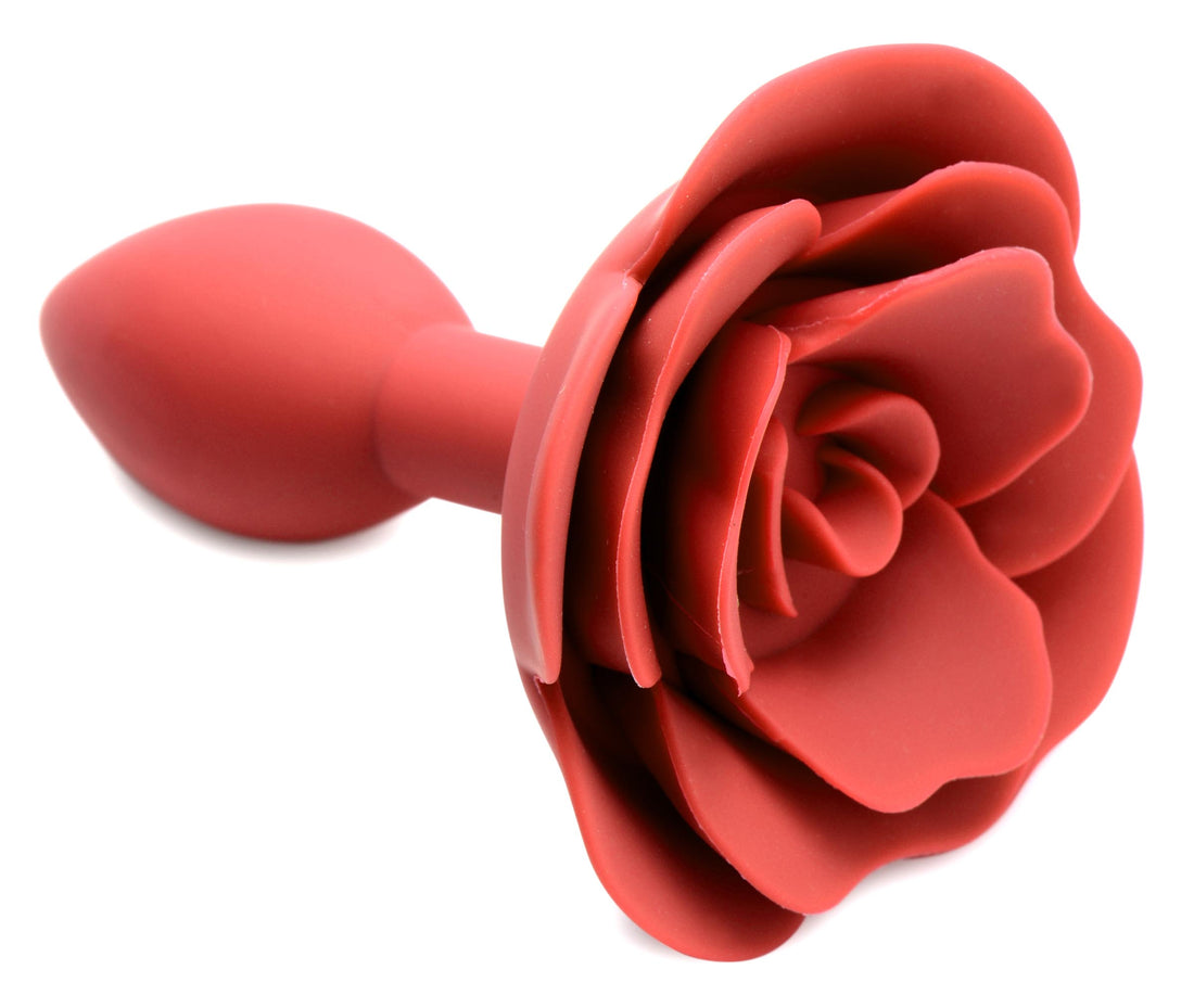 Booty Bloom Silicone Rose Anal Plug - Small