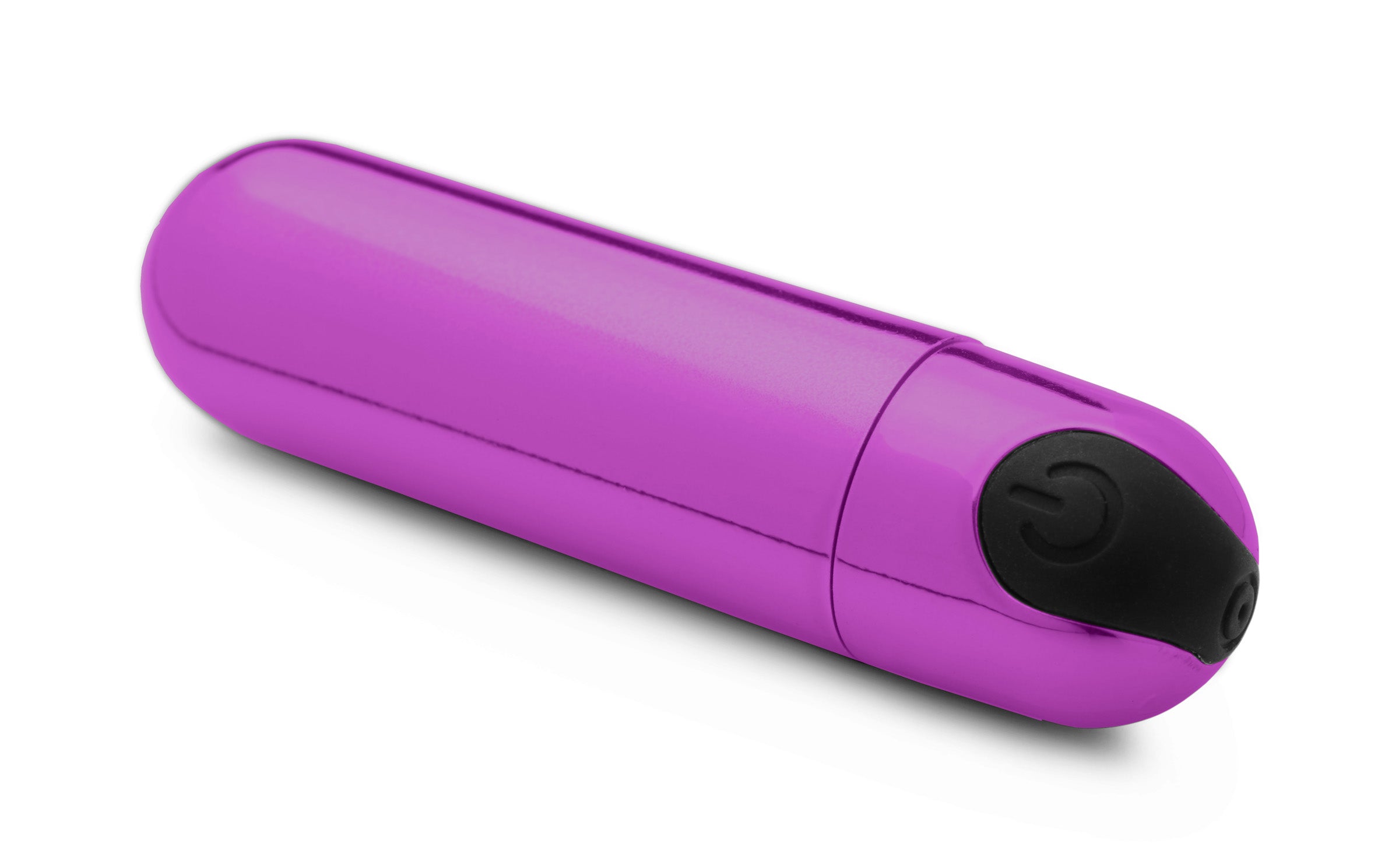 10X Rechargeable Vibrating Metallic Bullet - Purple