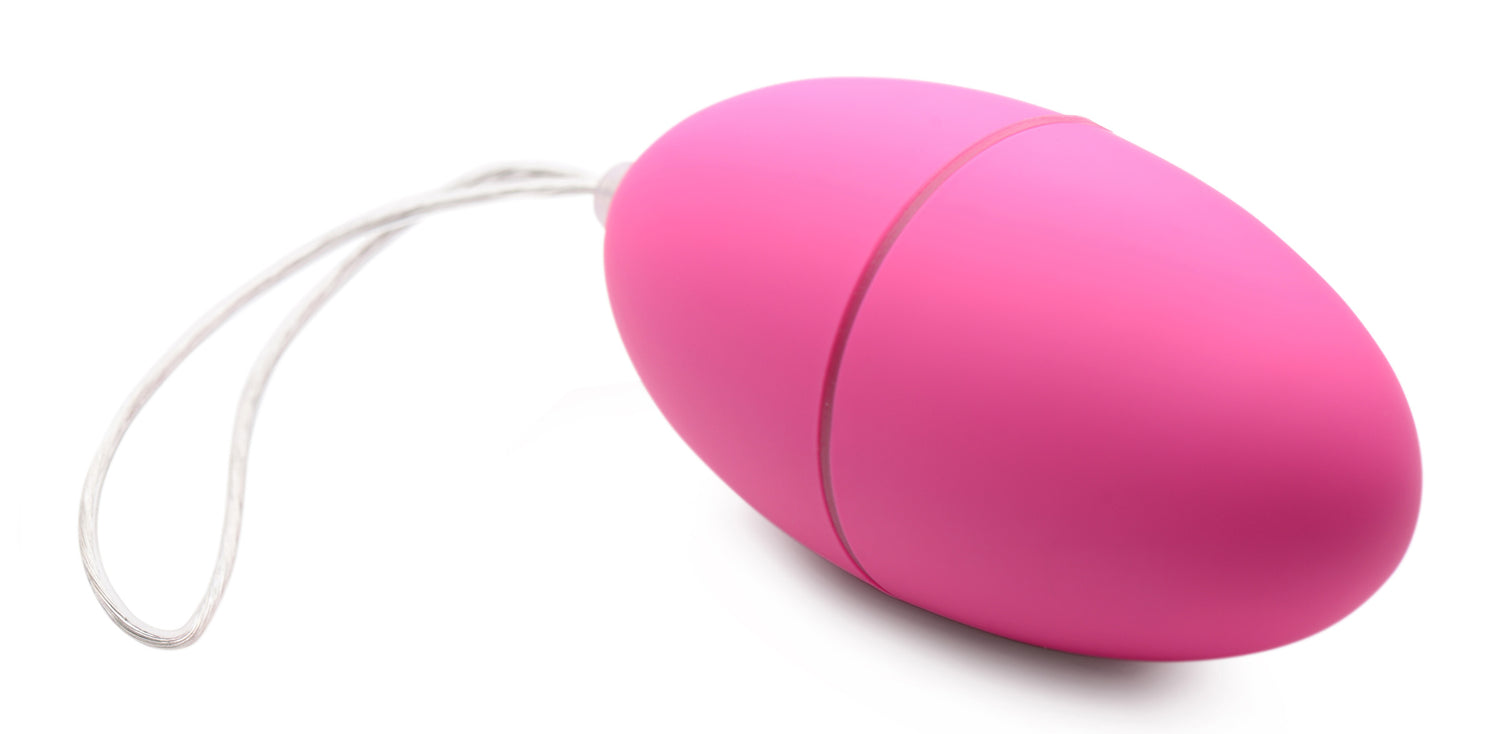 28X Scrambler Vibrating Egg with Remote Control - Pink