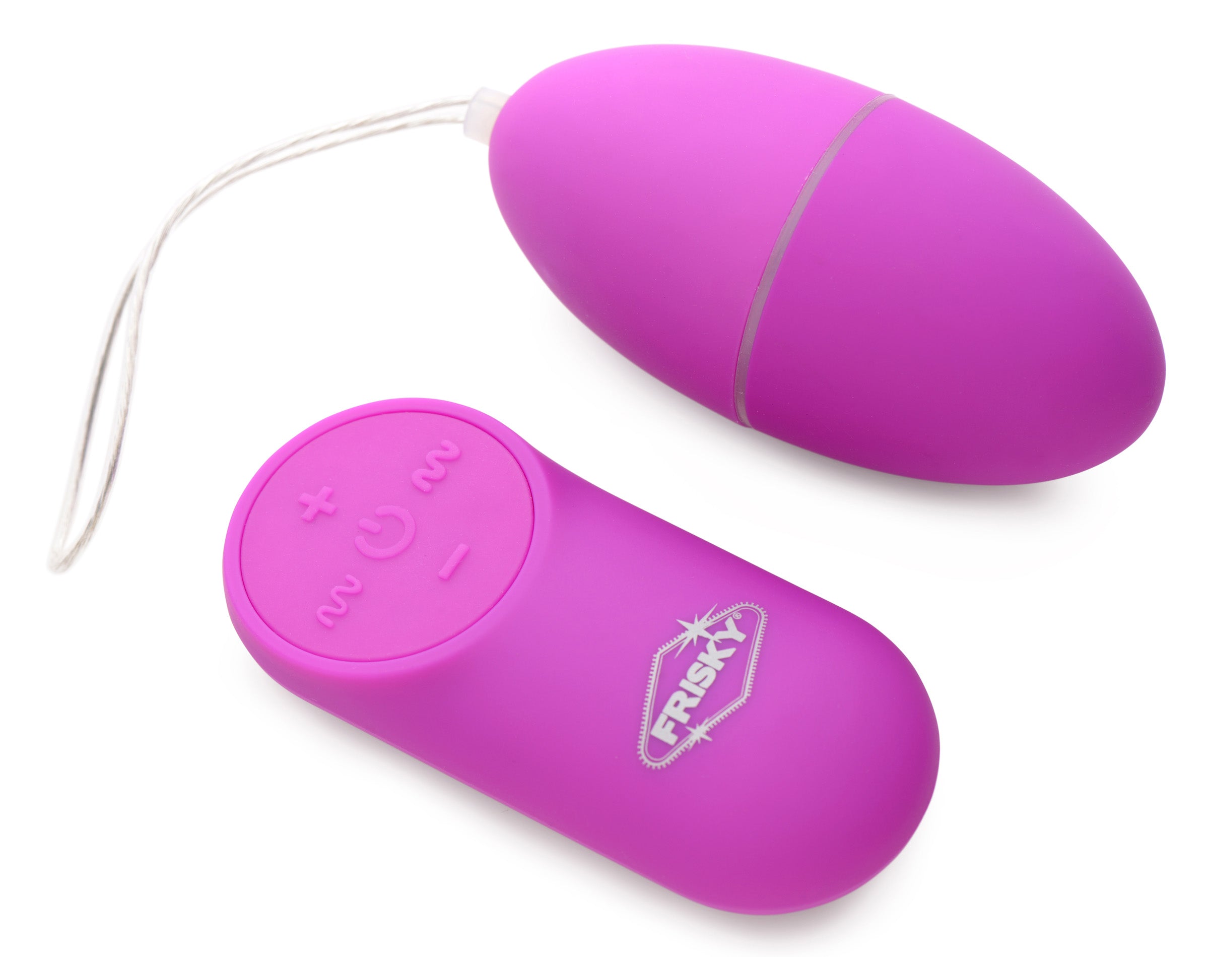 28X Scrambler Vibrating Egg with Remote Control - Purple