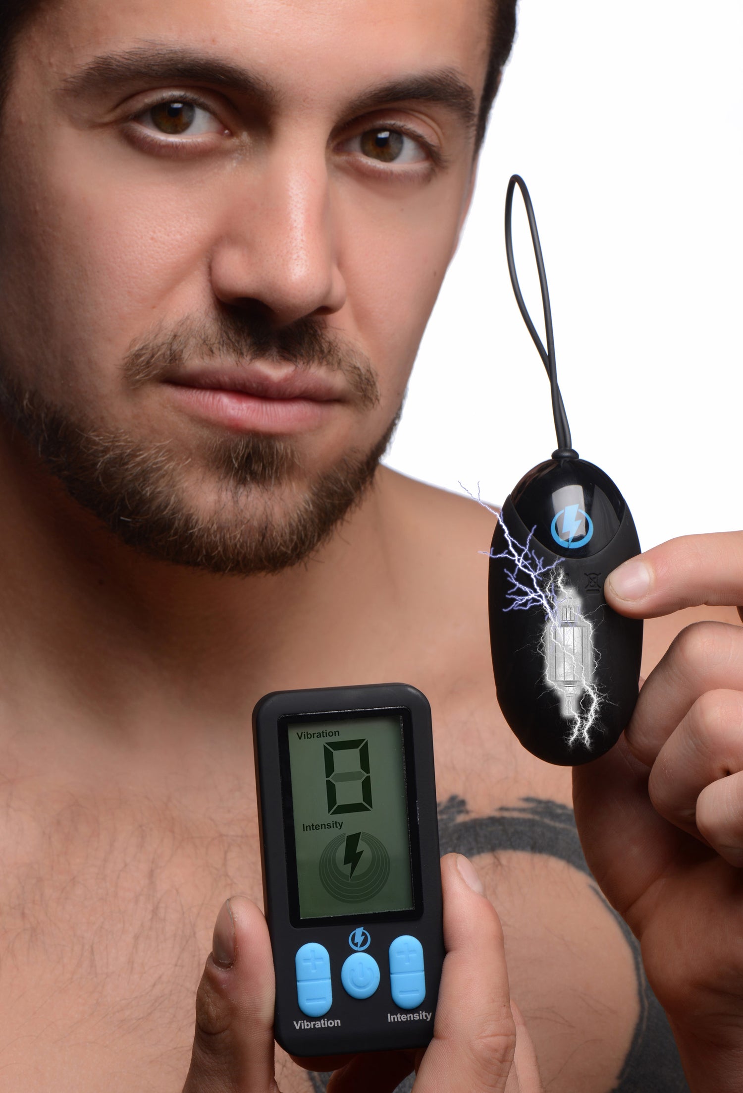 E-Stim Pro Silicone Vibrating Egg with Remote Control