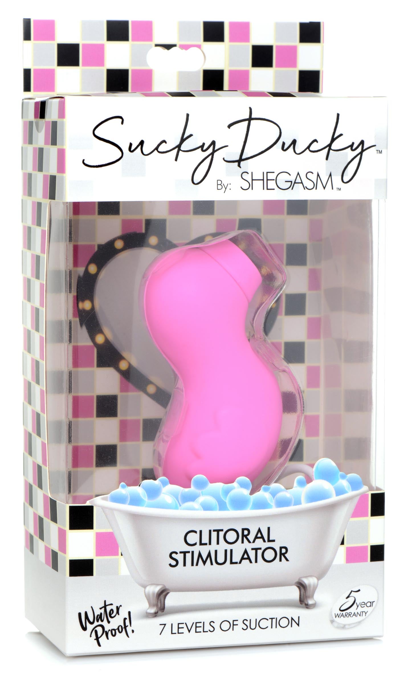 Sucky Ducky Silicone Clitoral Stimulator - Pink