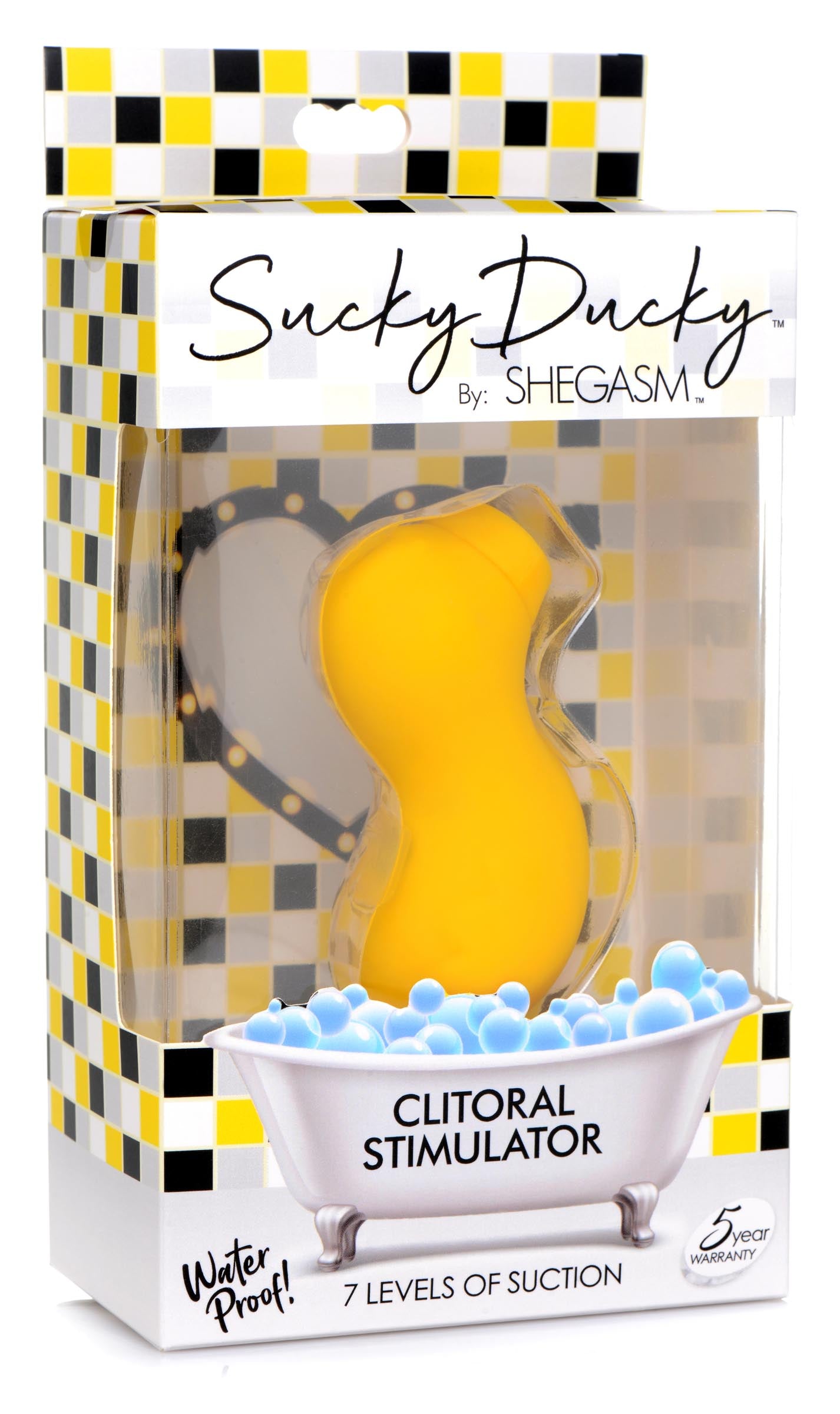 Sucky Ducky Silicone Clitoral Stimulator - Yellow