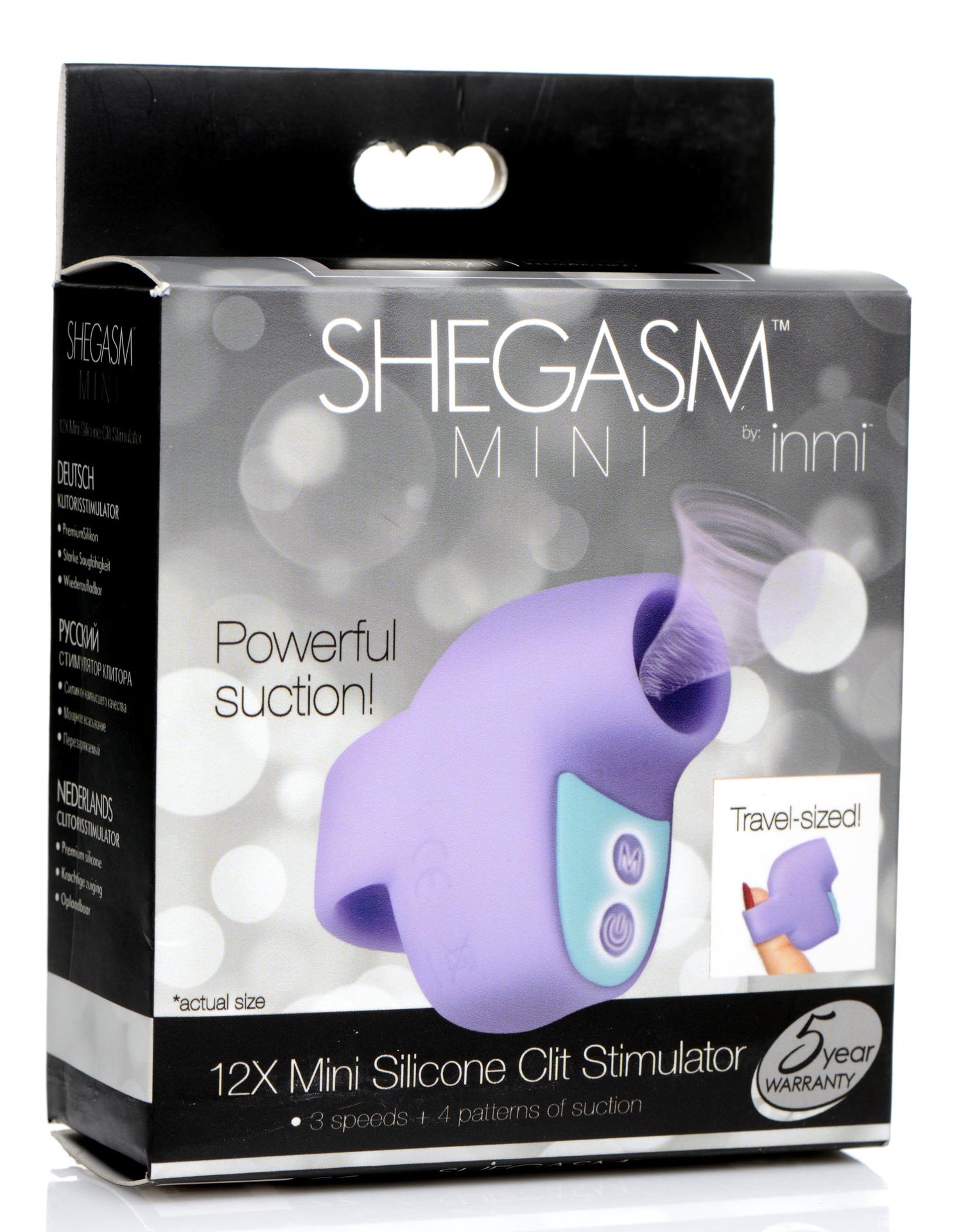 12X Mini Silicone Clit Stimulator - Purple